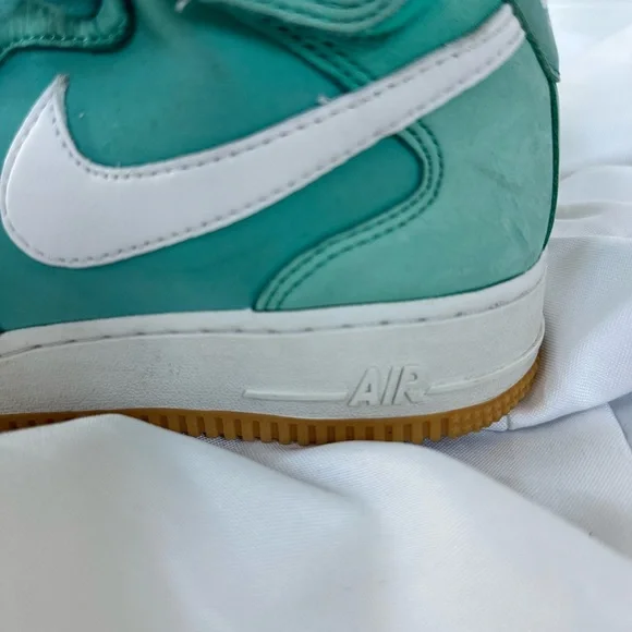 Men’s Nike Air Force 1 Mid Washed Teal - Picture 10 of 10
